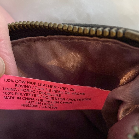 Y2K Juicy Couture Wristlet Black Leather Quilted - Picture 5 of 14